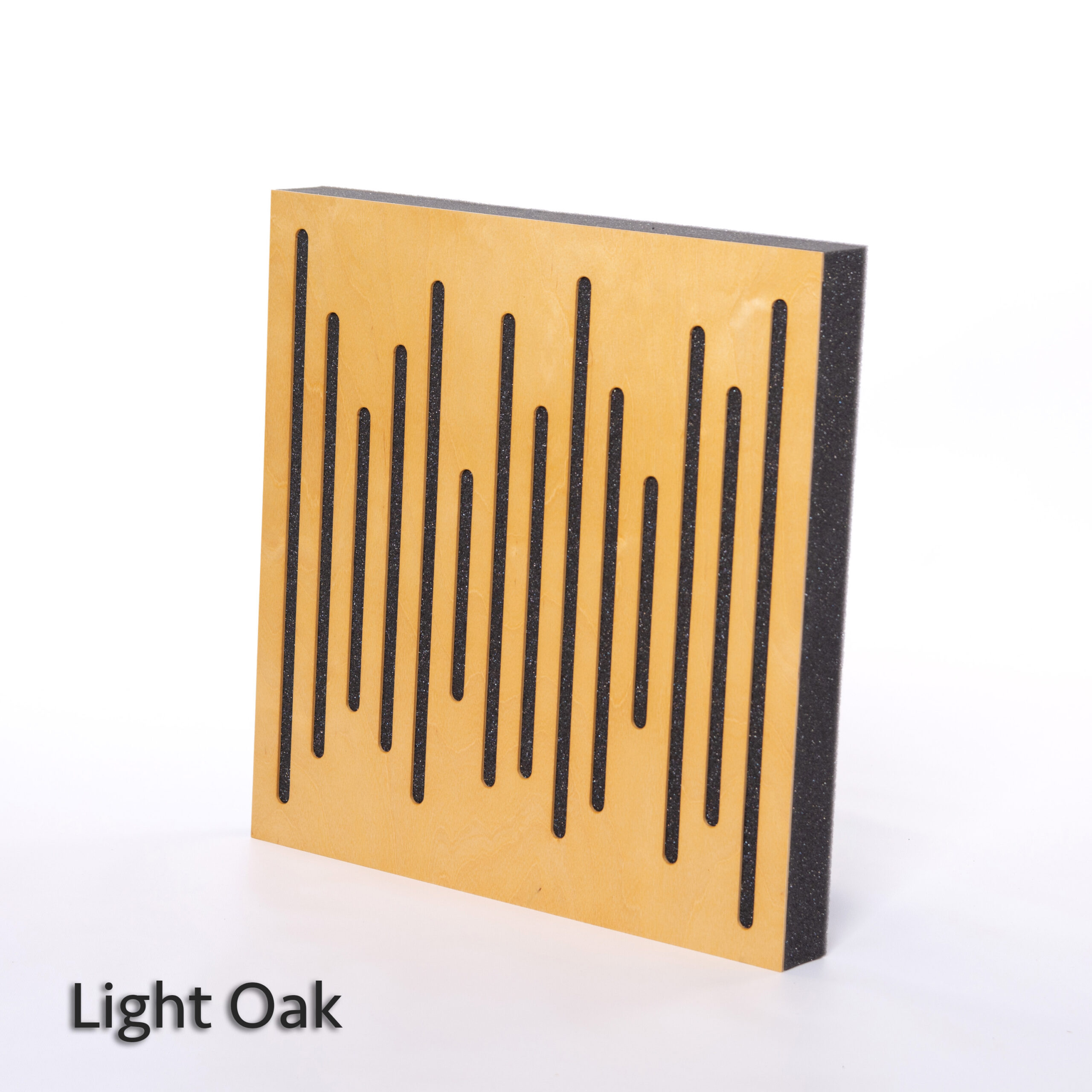 Espuma acústica 50 x 50 cm blanco Placas acústicas de madera natural Paneles acústicos Bluetone Acoustic WaveFuser Wood 