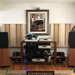 QRD acoustic diffuser in listening room in USA