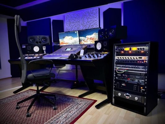 Recording Studio acoustic treatment panels