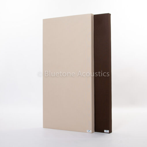 Wall Pro soundproofing panels beige and mocca
